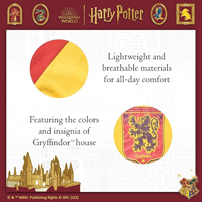 Harry Potter Gryffindor Pet T-Shirt in Size Extra Small | XS Dog T-Shirt, Harry Potter Dog Shirt | Harry Potter Dog Apparel & Accessories for Hogwarts Houses, Gryffindor, (FF18871)