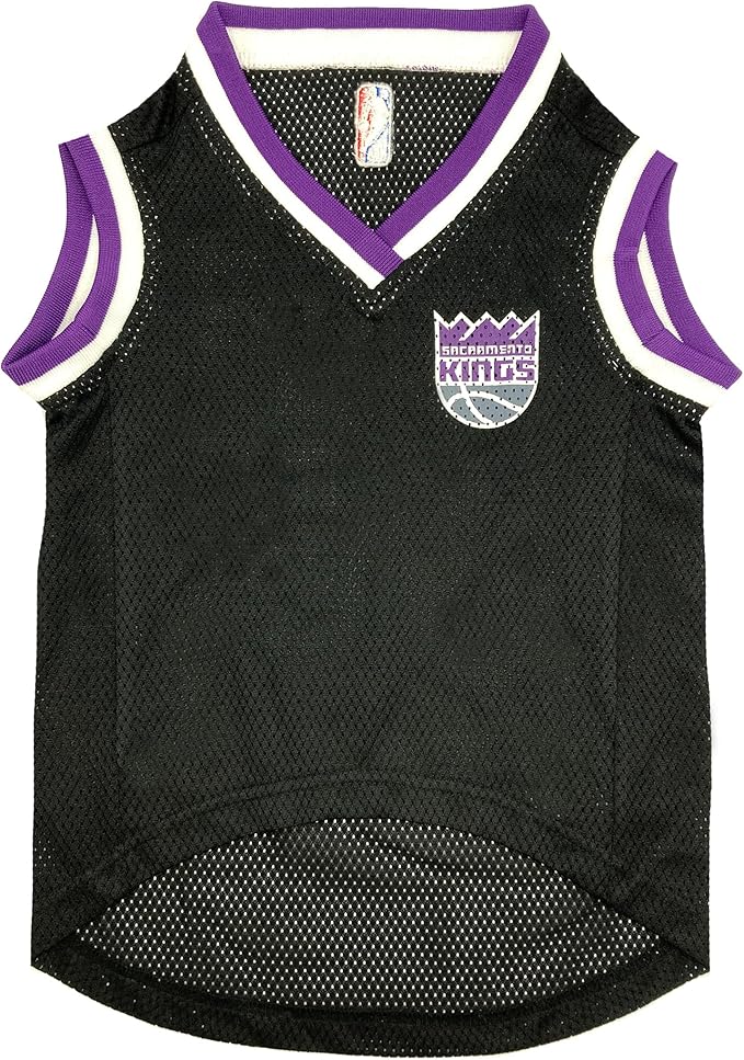 Pets First NBA Sacramento Kings Mesh Dog Jersey, Large