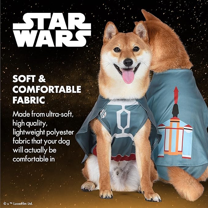 Boba Fett Dog Costume - Extra Small - Officially Licensed Star Wars Halloween Costume