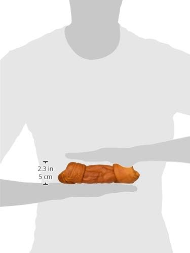 Pork Chomps Roasted Pork Skin Dog Chew, 8-inch Knot, 1 Count (Pack of 3)