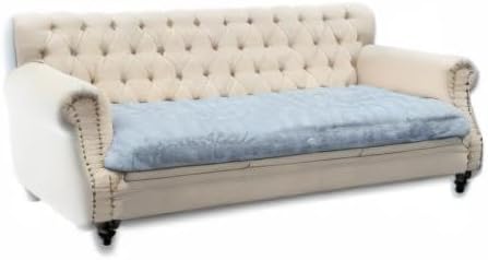 Waterproof Dog Bed Cover, Soft Plush Pet Blanket with Anti-Slip Back for Bed Couch Sofa, Furniture Protector for Small, Medium and Large Dogs and Cats (LightGrey-Bubble, 30"x70")