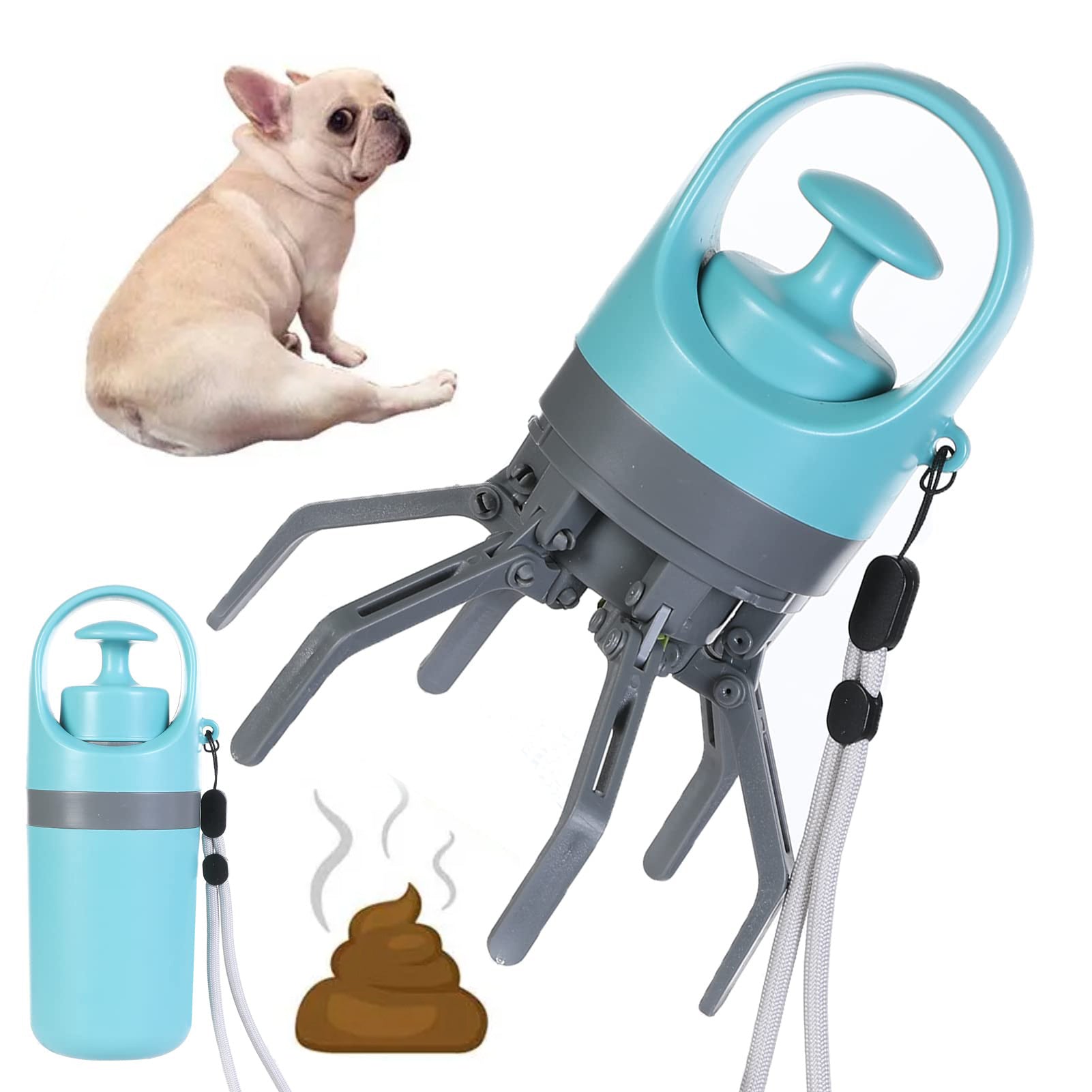 portable-lightweight-dog-pooper-scooper-with-built-in-poop-bag-dispenser-eight-claw-shovel-for-pet-toilet-picker-pet-products