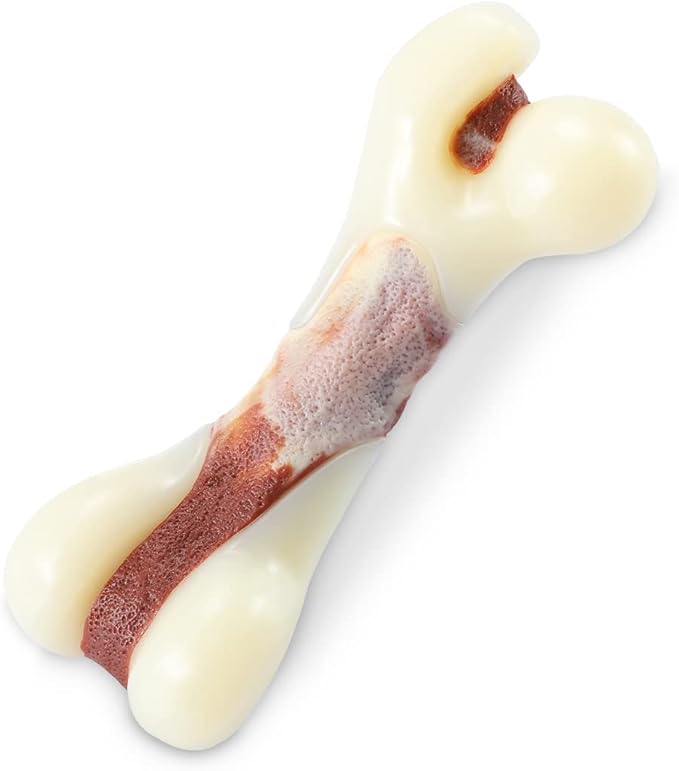 Tikaton Dog Chew Toys for Aggressive Chewers, Beef Flavor Durable Dog Teething Chew Toys Bones for Large/Medium/Small Puppies
