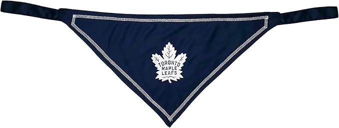 Pets First NHL Toronto Maple Leafs TIE Bandana, Size Large/X-Large. Dog Bandana Scarf Bib for Pet Cat Dog. The Ultimate Game-Day, Party Bandana