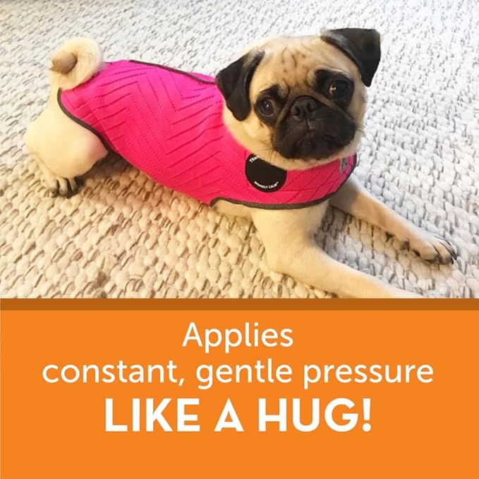 ThunderShirt for Dogs, Small, Fuchsia Sport - Dog Anxiety Relief Calming Vest