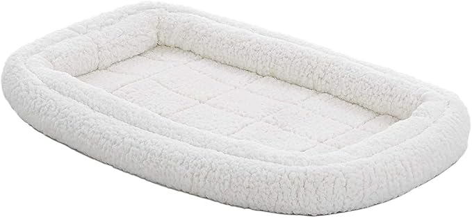 MidWest Homes for Pets Double Bolster Pet Bed | 22-Inch Dog Bed Ideal for XS Dog Breeds & fits 22-Inch Long Dog Crates