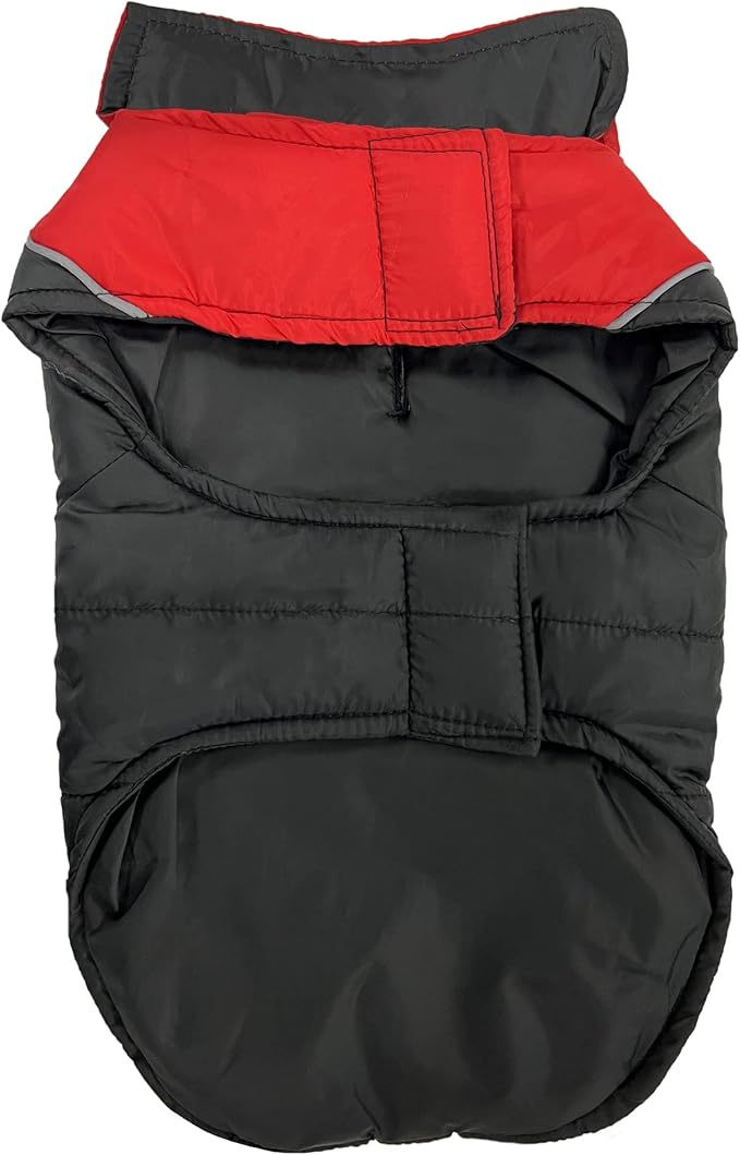 Pets First Collegiate Wisconsin Badgers Puffer Vest for Dogs & Cats. Size Large. Warm, Cozy, and Waterproof Dog Coat, for Small and Large Dogs/Cats.