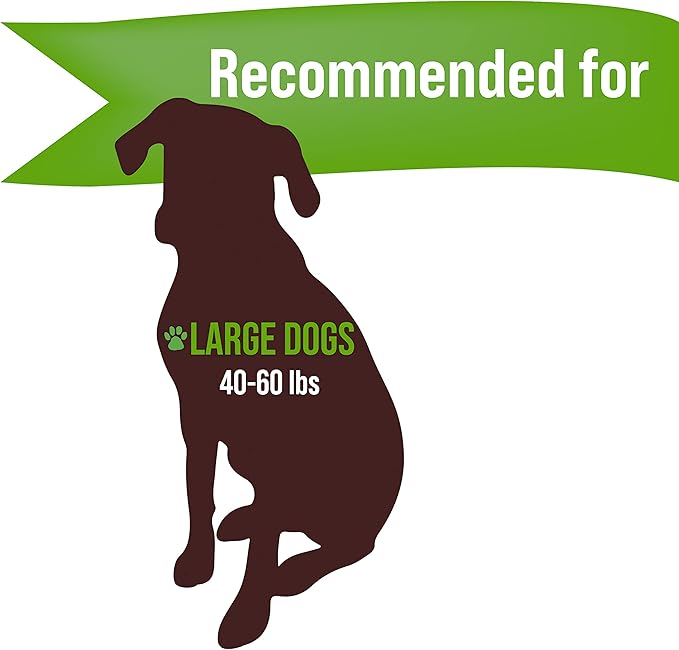 Buck Bone Organics Dog Chews, Deer Antlers for Dogs, Long Lasting Dog Bones for Aggressive Chewers, All Natural, No Preservatives, Wild Shed in The USA, Med/Large