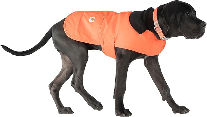 Carhartt Gear P0000340 Firm Duck Insulated Dog Chore Coat Large Hunter Orange