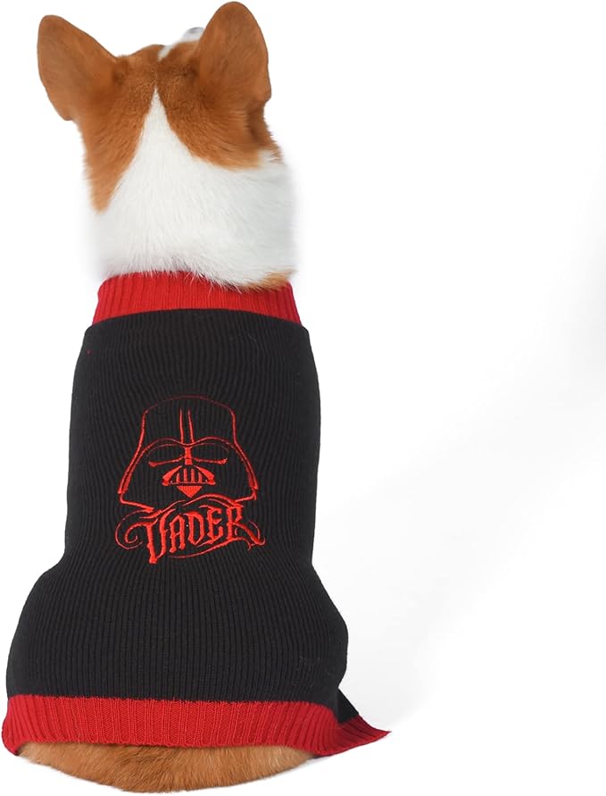 STAR WARS for Pets Darth Vader Dog Sweater Extra Large (XL) | Darth Vader Sweater for Dogs | Pet Apparel, Sweater for Dogs | Gifts for Star Wars Fans, Darth Vader Gifts
