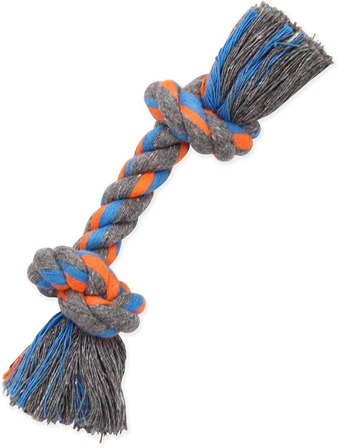 Mammoth Pet Products Flossy Chews Cottonblend Color Rope e, Mini, 6-Inch, MultiColored (20000V)