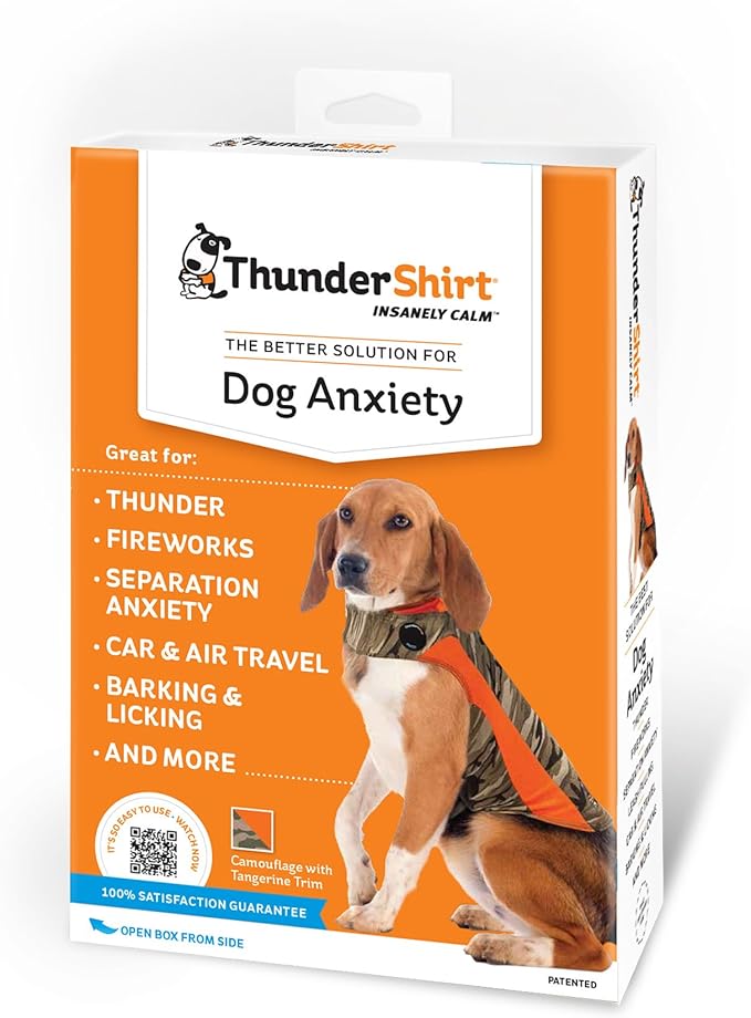 ThunderShirt for Dogs, XX Large, Camo Polo - Dog Anxiety Vest