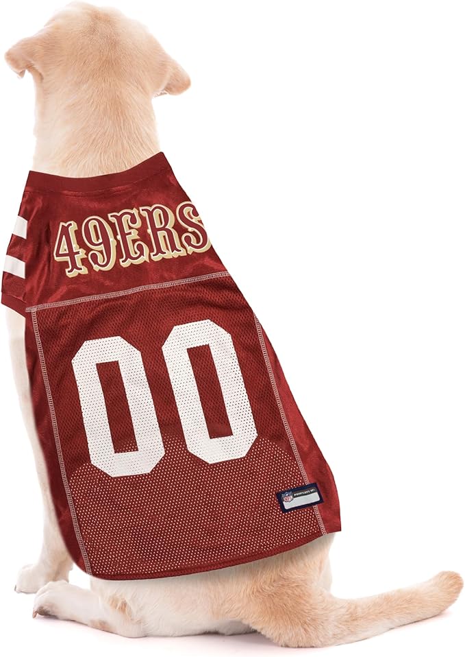 San Francisco 49ers Mesh Pet Jersey