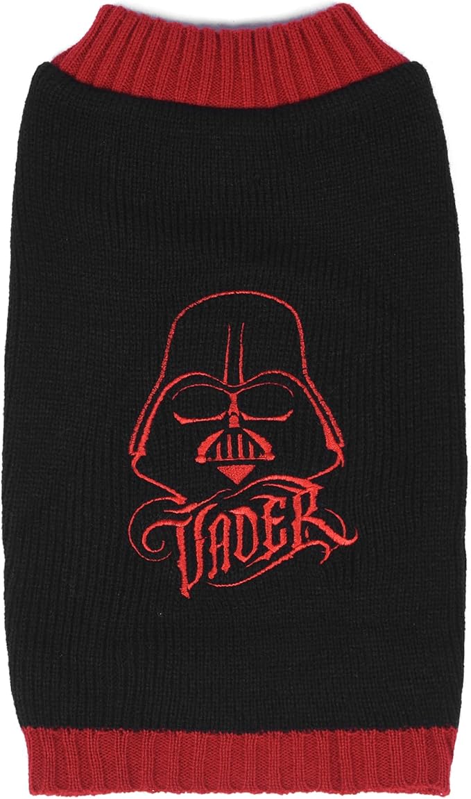 STAR WARS for Pets Darth Vader Dog Sweater Extra Large (XL) | Darth Vader Sweater for Dogs | Pet Apparel, Sweater for Dogs | Gifts for Star Wars Fans, Darth Vader Gifts