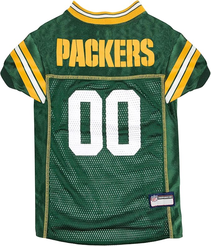 NFL GREEN BAY PACKERS DOG Jersey, XX-Large, GBP-4006-XXL