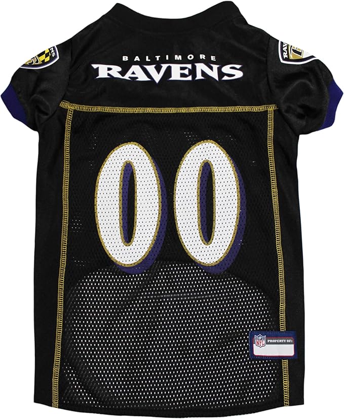NFL BALTIMORE RAVENS DOG Jersey, Large