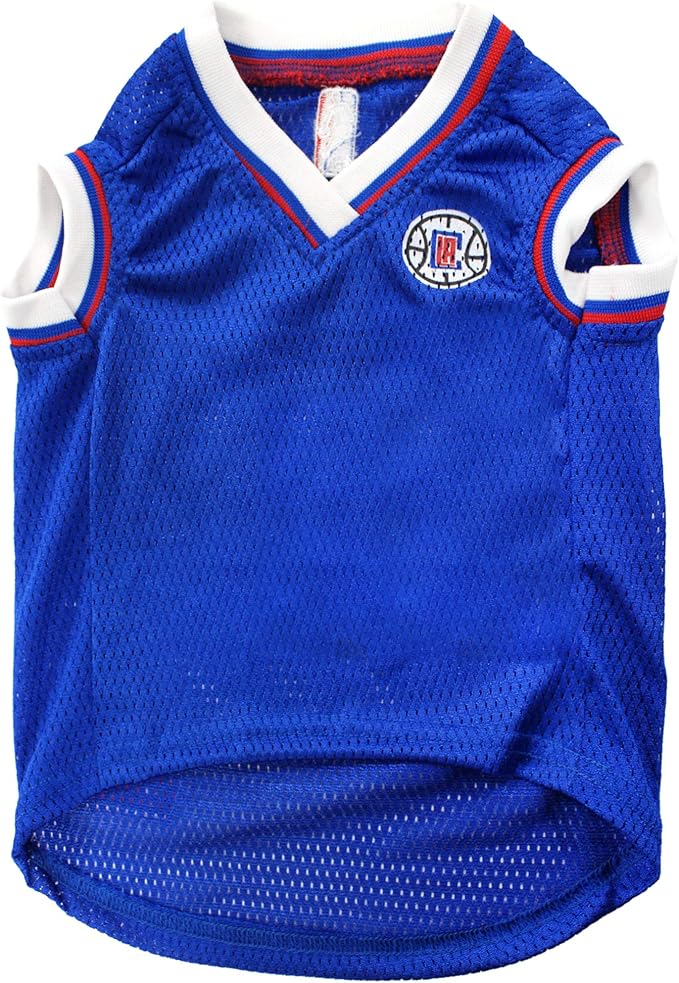 Pets First NBA LOS ANGELES CLIPPERS DOG Jersey, X-Small - Tank Top Basketball Pet Jersey