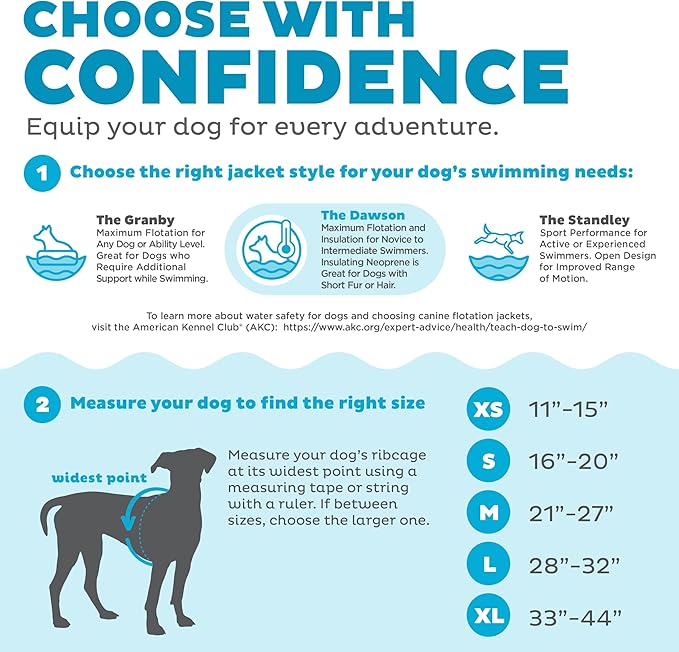 Outward Hound Dawson Swim Dog Life Jacket, High-Performance Neoprene Dog Life Vest for Swimming, Boating, and Water Safety, Large, Red