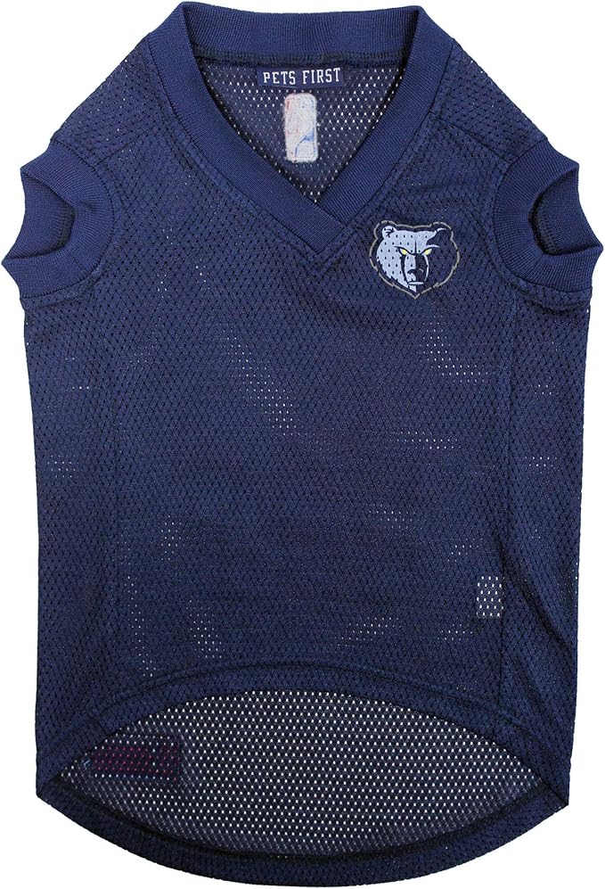Pets First NBA MEMPHIS GRIZZLIES DOG Jersey, Large - Tank Top Basketball Pet Jersey