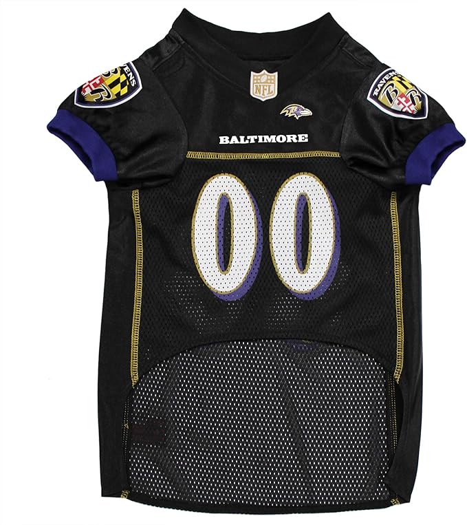 NFL BALTIMORE RAVENS DOG Jersey, Large