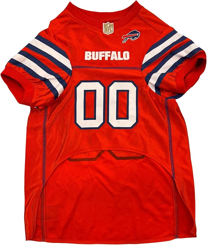 NFL Buffalo Bills Color Rush Dog Jersey, Size: X-Large - Cool and Sporty Shirt, Best Football Costume for Dogs & Cats - Licensed