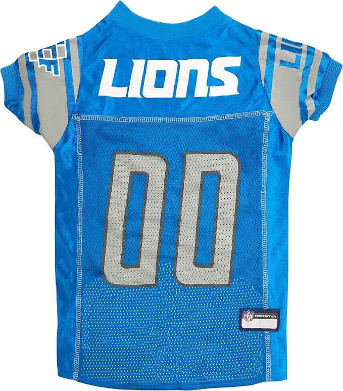 Detroit Lions Mesh Pet Jersey