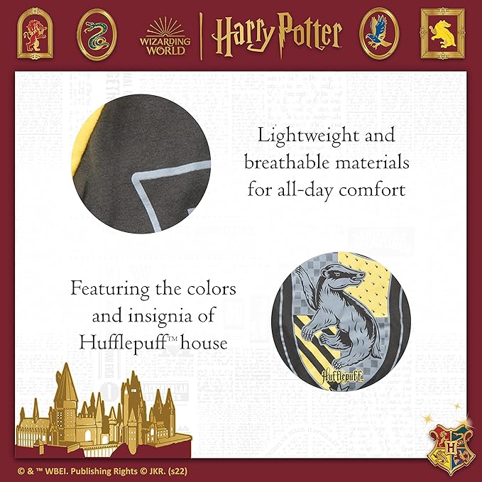 Harry Potter Hufflepuff Pet T-Shirt in Size Large | Large Dog T-Shirt, Harry Potter Dog Shirt | Harry Potter Dog Apparel & Accessories for Hogwarts Houses, Hufflepuff